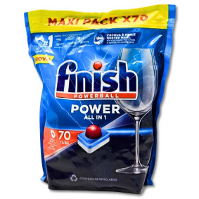 FINISH TABS POWER ALL IN 1 X 70