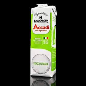 GRANAROLO ACCADI LACTOSE FREE MILK UHT 1lt