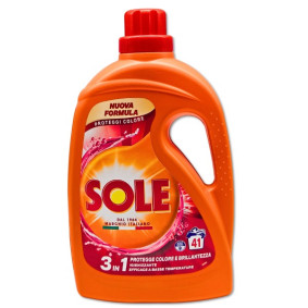 SOLE LAUNDRY LIQUID DETERGENT COLOURS 41w 1.845ltr
