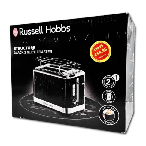 RUSSEL HOBBS  2SLICE STRUCTURE TOASTER
