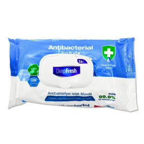 DEEP FRESH ANTIBACTERIAL WIPES X 56 DEEP FRESH ANTIBACTERIAL WIPES X 56