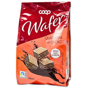 COOP WAFER CUBES COCOA 250gr