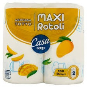 COOP CASA KITCHEN ROLL 2PLY MAXI X 2 ROLLS