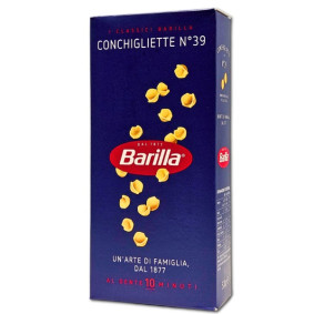 BARILLA CONCHIGLIETTE No 39 PASTA 500gr