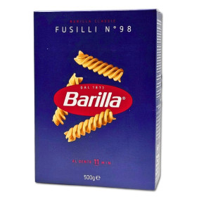 BARILLA PASTA FUSILLI No 98 500gr