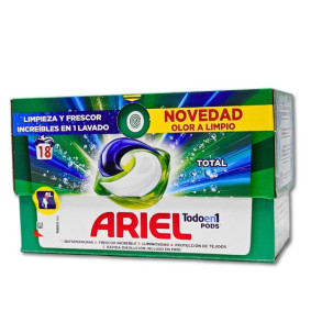 ARIEL LAUNDRY PODS TOTAL X18
