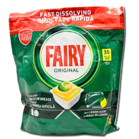 FAIRY DISHWASHER TABS LEMON X 35