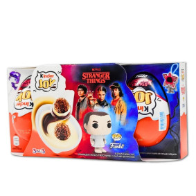 KINDER JOY SURPRISE EGG STRANGER THINGS 20grX 3 KINDER JOY SURPRISE EGG STRANGER THINGS 20grX 3