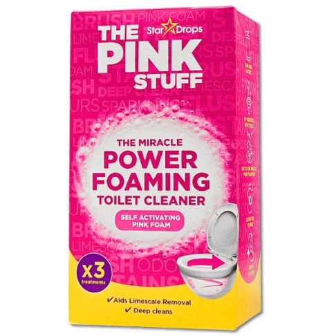THE PINK STUFF FOAMING TOILET CLEANER X 3