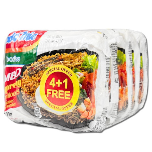 INDOMIE JUMBO FRIED NOODLES 4+1 FREE