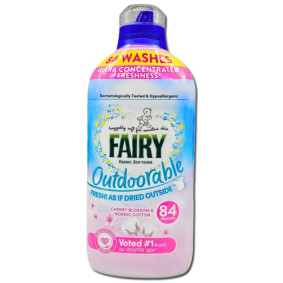 FAIRY FABRIC SOFTNER OUTDOORABLE CHERRY & COTTON  84w1.176ltr