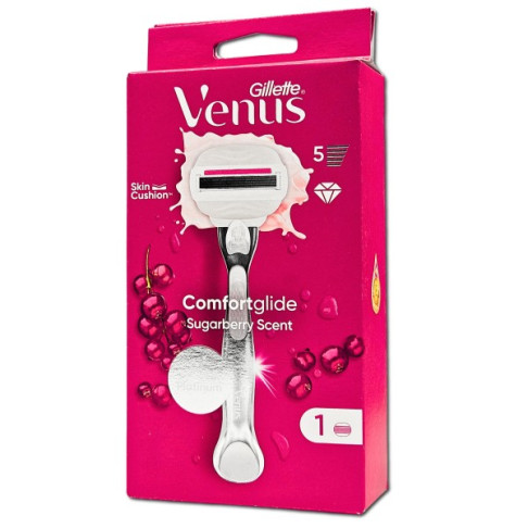 GILLETTE VENUS RAZOR BLADE COMFORTGLIDE BERRY SCENT