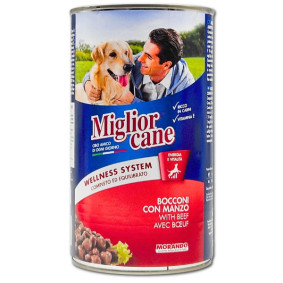 MGLIOR CANE WET FOOD CAN BEEF 1250G MGLIOR CANE WET FOOD CAN BEEF 1250G