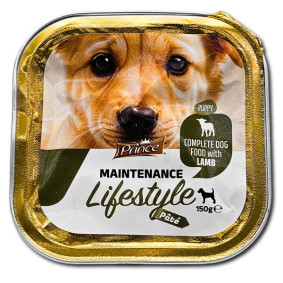 PRINCE PUPPY PATE TRAY LAMB 150 GR
