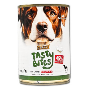 PRINCE TASTY BITES DOG FOOD LAMB 405 GR