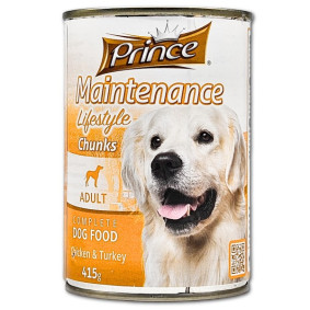 PRINCE MAINTENANCE DOG FOOD CHICKEN & TURKEY 415 GR