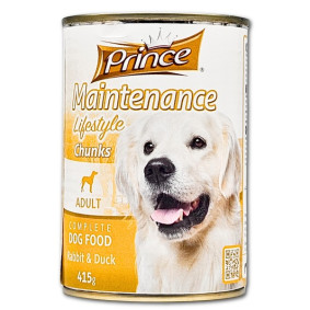 PRINCE MAINTENANCE DOG FOOD RABBIT & DUCK  415 GR