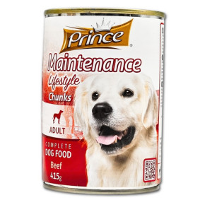 PRINCE MAINTENANCE DOG FOOD BEEF  415 GR
