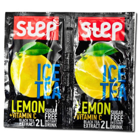 STEP ICE TEA LEMON SUGAR FREE 10gr X2