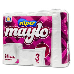 MAYLO TOILET PAPER 3 PLY X 24