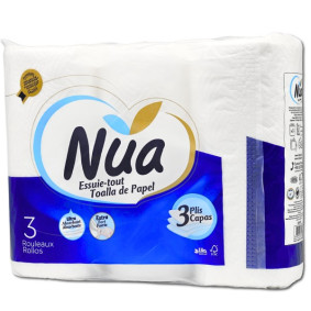 NUA KITCHEN ROLLS 3 PLY X 3