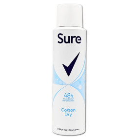 SURE DEO SPRAY COTTON DRY 150ml
