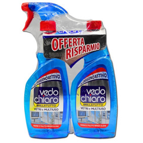 VEDO CHIARO BRILLATUTTO WINDOW CLEANER 500ml X2