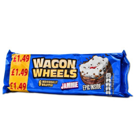 WAGON WHEELS  JAMMIE  BISCUITS X 6