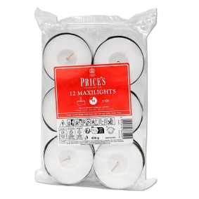 PRICE`S TEA LIGHTS CANDLES 10HRS X 12