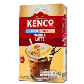 KENCO ICED/HOT LATTE VANILLA X 8