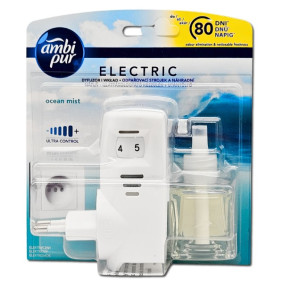 AMBI PUR PLUG-IN AIR FRESHENER DIFFUSER + REFILL OCEAN MIST