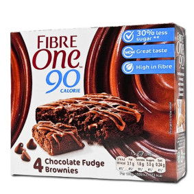 FIBRE ONE CHOC FUDGE BROWNIE 24gr X 4