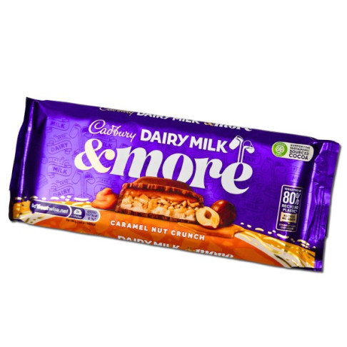CADBURY DAIRY MILK CARAMEL NUT CRUNCH 200gr
