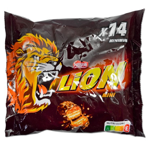NESTLE LION CHOCOLATE CARAMEL MINI BARS 270gr