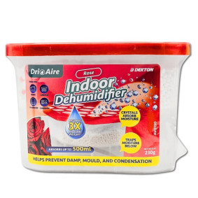DRI AIRE DEHUMIDIFIER BOX ROSE 230gr