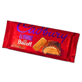 CADBURY & MORE BISCOFF CHOC BAR 195gr CADBURY & MORE BISCOFF CHOC BAR 195gr