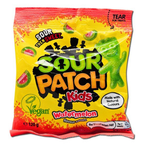 SOUR PATCH KIDS GUMS WATERMELON 120gr SOUR PATCH KIDS GUMS WATERMELON 120gr