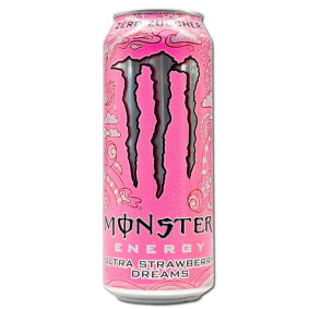 MONSTER ENERGY DRINK ULTRA STRAWBERRY ZERO SUGAR 500ml