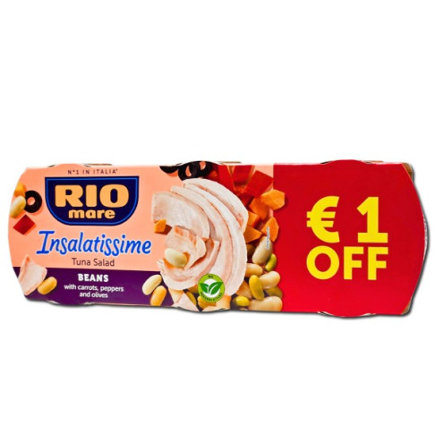 RIO MARE INSALATISSIME BEANS & TUNA x 3 €1  OFF