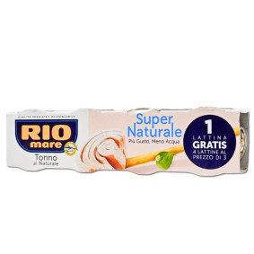 RIO MARE TUNA NO ADDED OIL OR WATER 56gr 3+1 FREE
