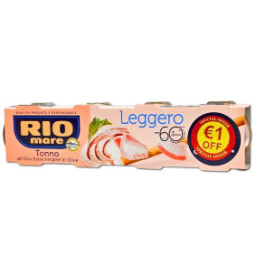 RIO MARE TUNA LIGHT 4 X 60gr €1 OFF