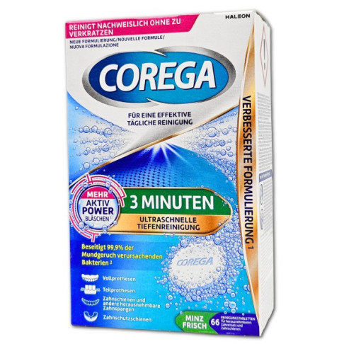 COREGA TABLETS ANTIBACTERIAL x 66