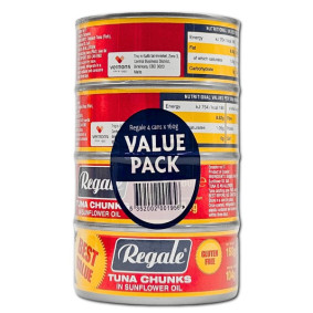 RED ELMAR TUNA CHUNKS IN OIL 160gr X 4