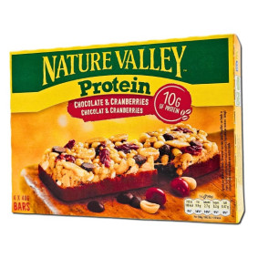 NATURE VALLEY PROTEIN BAR CRANBERRIES & CHOC 40gr X 4 NATURE VALLEY PROTEIN BAR CRANBERRIES & CHOC 40gr X 4