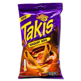 TAKIS SNACKS SMOKIN BBQ 100gr TAKIS SNACKS SMOKIN BBQ 100gr