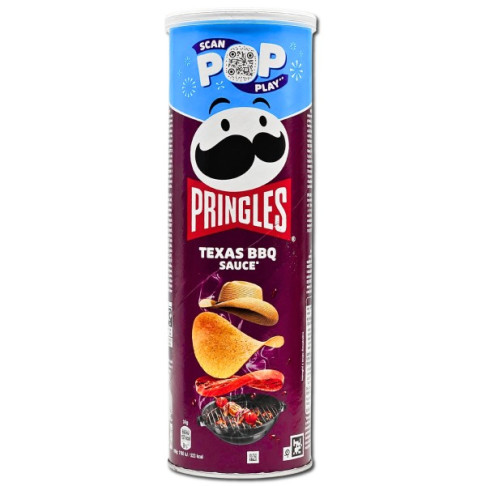 PRINGLES CRISPS TEXAS BBQ 165gr