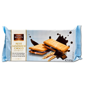FEINY BISCUITS SANDWICH CHOCO 185gr