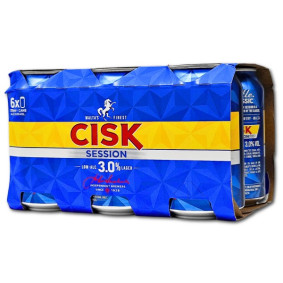 CISK SESSION LAGER BEER 330ml X 6 CISK SESSION LAGER BEER 330ml X 6