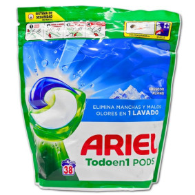 ARIEL ALL IN 1 LAUNDRY PODS X 38 ARIEL ALL IN 1 LAUNDRY PODS X 38
