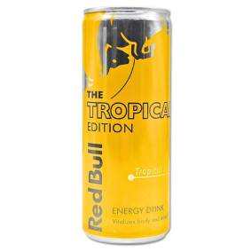 RED BULL ENERGY DRINK TROPICAL 250ml RED BULL ENERGY DRINK TROPICAL 250ml